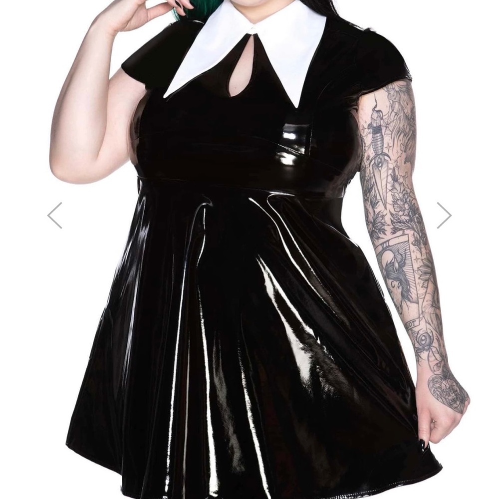 Killstar-Generation Hex Gloss Skater Dress NWT 🕸